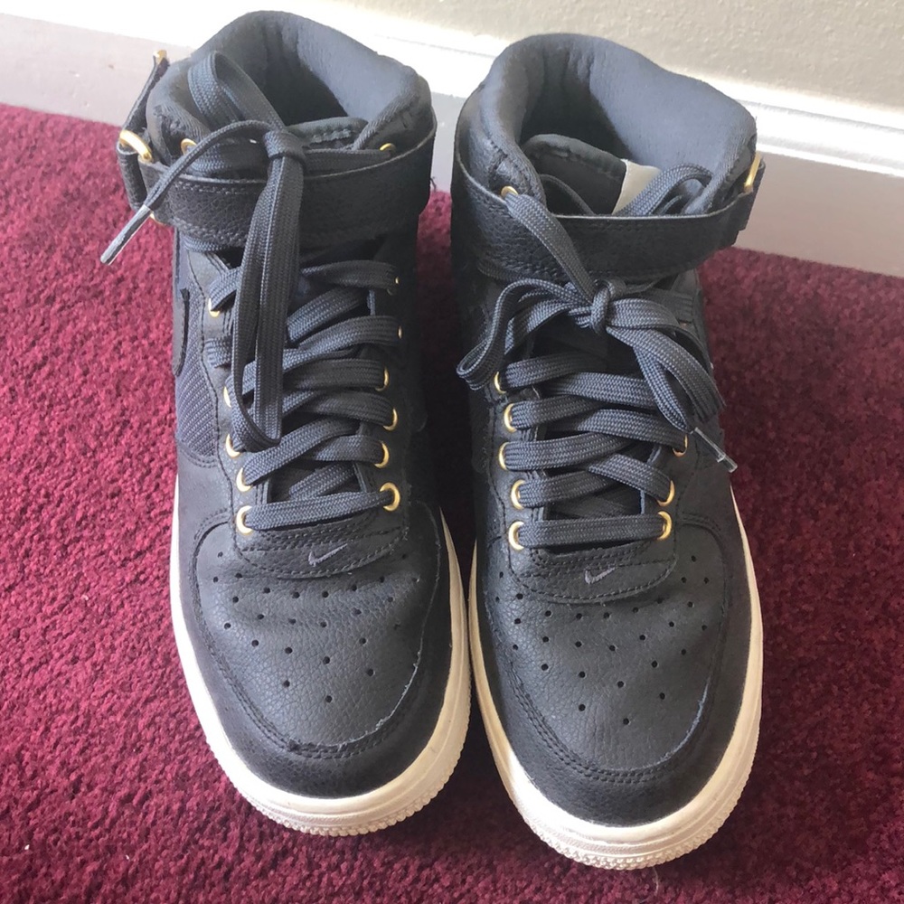 air force 1 high top grey